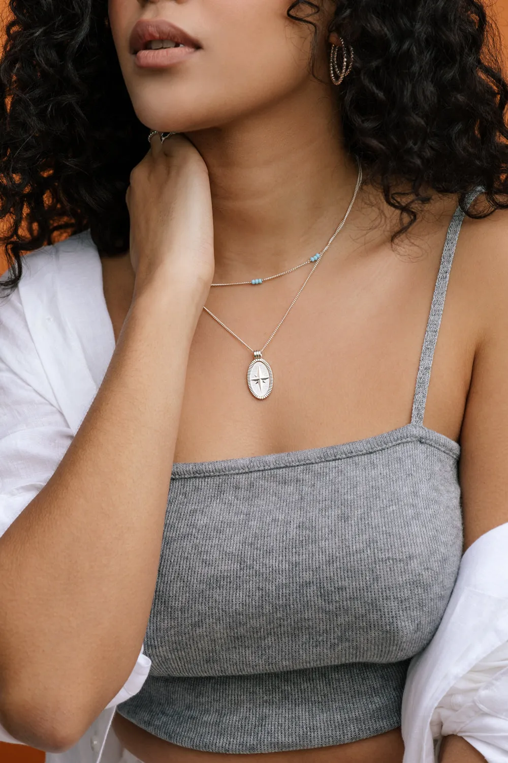 Wander pendant silver