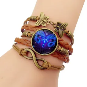 Women's Time Stone Braided Bracelet