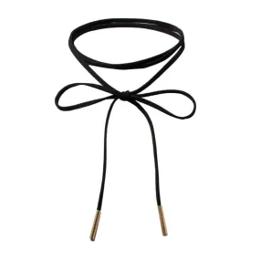 Wrap Round Suede Choker
