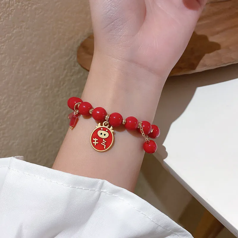 Year Of The Ox Transshipment Red String Bracelet