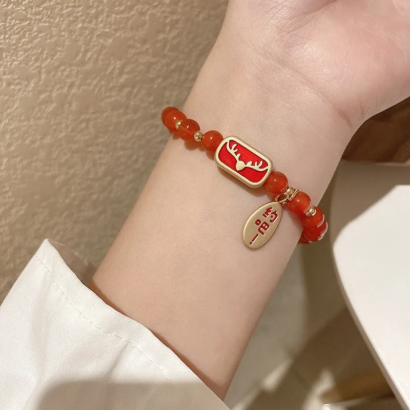 Year Of The Ox Transshipment Red String Bracelet