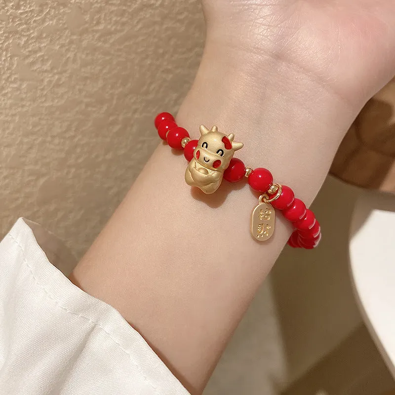 Year Of The Ox Transshipment Red String Bracelet