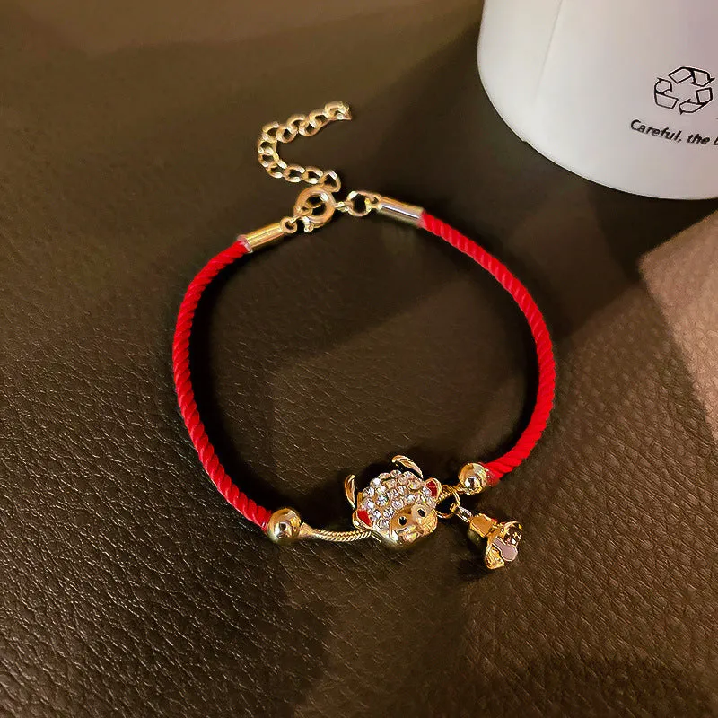Year Of The Ox Transshipment Red String Bracelet