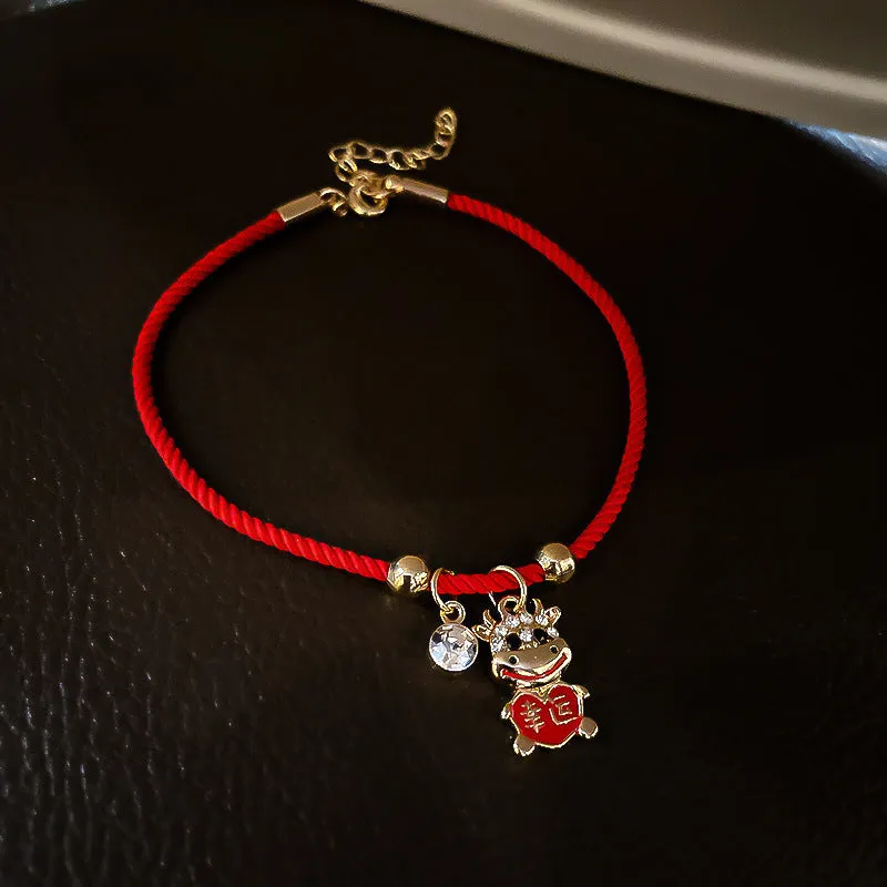 Year Of The Ox Transshipment Red String Bracelet