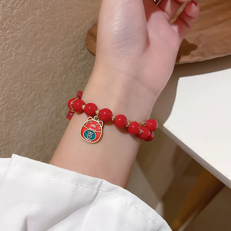 Year Of The Ox Transshipment Red String Bracelet